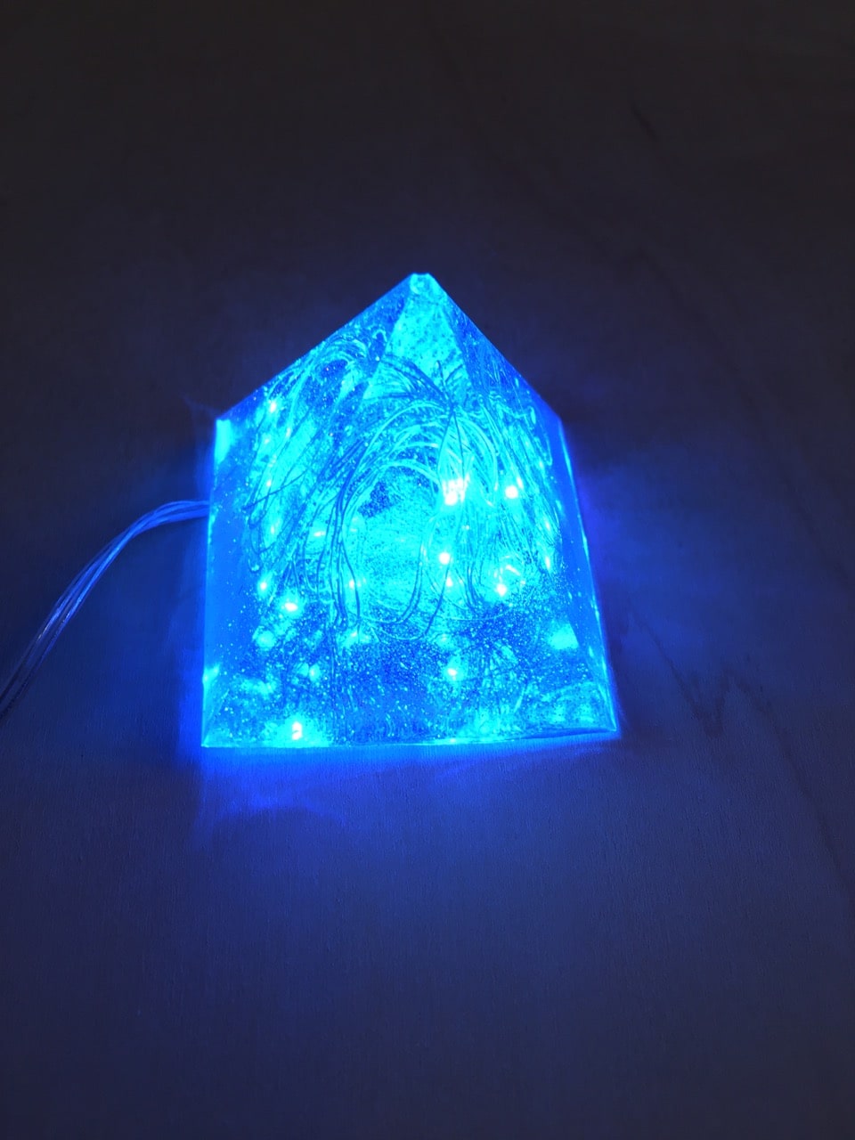 Resin Pyramid Night Light LARGE – Cool Creations by Matt Hubbard